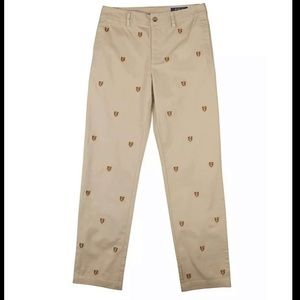 NWOT Polo RL Big Boys Embroidered Shield Chino Pants